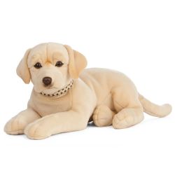 PELUCHE GÉANTE - CHIEN GOLDEN LABRADOR